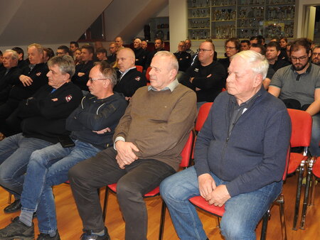 Gostje na občnem zboru v Cerkljah